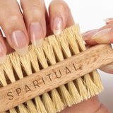 SpaRitual Vegan Nail Care Duo Pack - Nail Brush, Strengthener