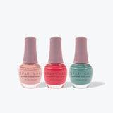 SpaRitual Vegan Nail Polish Colour Trio Pack - Engaged, Limitless Energy, Nature Bathing