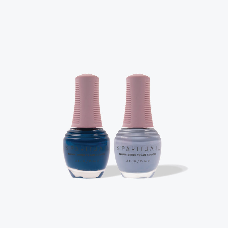 SpaRitual Vegan Nail Polish Colour Duo Pack - Divine Light, Inner Life