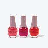 SpaRitual Vegan Nail Polish Colour Trio Pack - Limitless Energy, Self Love, Wild Natured