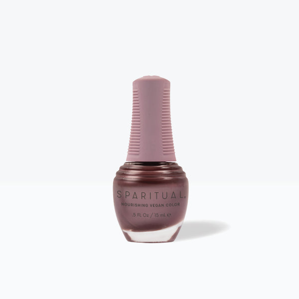 SpaRitual Nourishing Lacquer Nail Polish - Experience Wholeness - Metallic Bottle