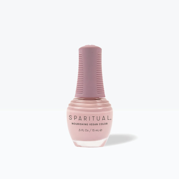 SpaRitual Nourishing Lacquer Nail Polish - Harmony - Light Pink Creme Bottle