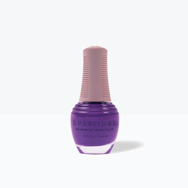 SpaRitual Nourishing Lacquer Nail Polish - Illume - Purple Creme Bottle