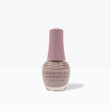 SpaRitual Nourishing Lacquer Nail Polish - Inner Peace - Taupe Grey Creme Bottle