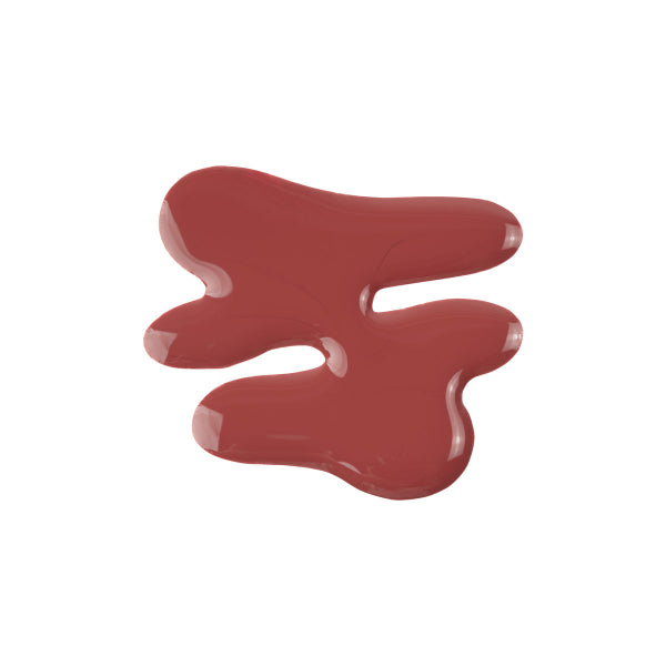 SpaRitual Nourishing Lacquer Nail Polish - Love - Terra Cotta Red Creme Puddle
