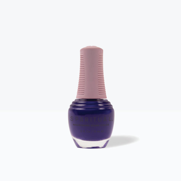 SpaRitual Nourishing Lacquer Nail Polish - Open Minded - Cobalt Creme Bottle