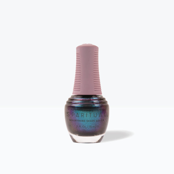 SpaRitual Nourishing Lacquer Nail Polish - Serendipity - Mermaid Duo Chrome Bottle