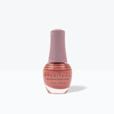 SpaRitual Nourishing Lacquer Nail Polish - Vitality - Pink Copper Shimmer Bottle